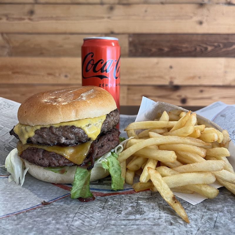 Menu double cheese