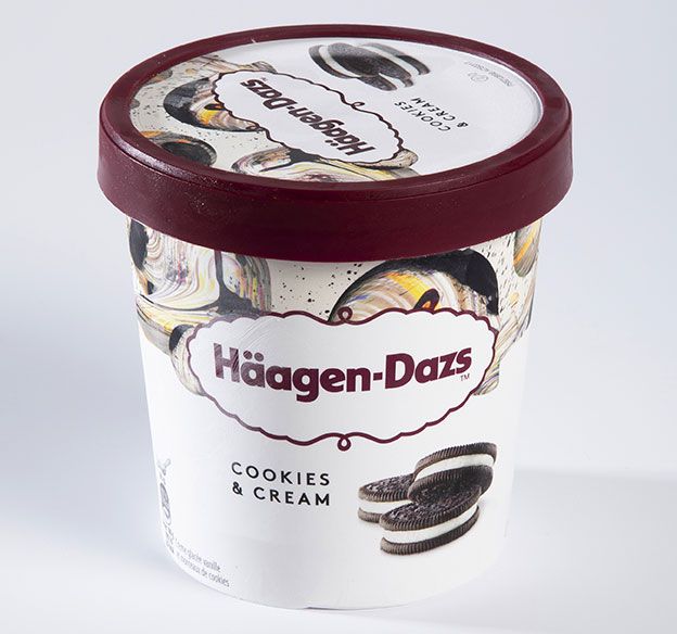 Glace Vanille-Cookies